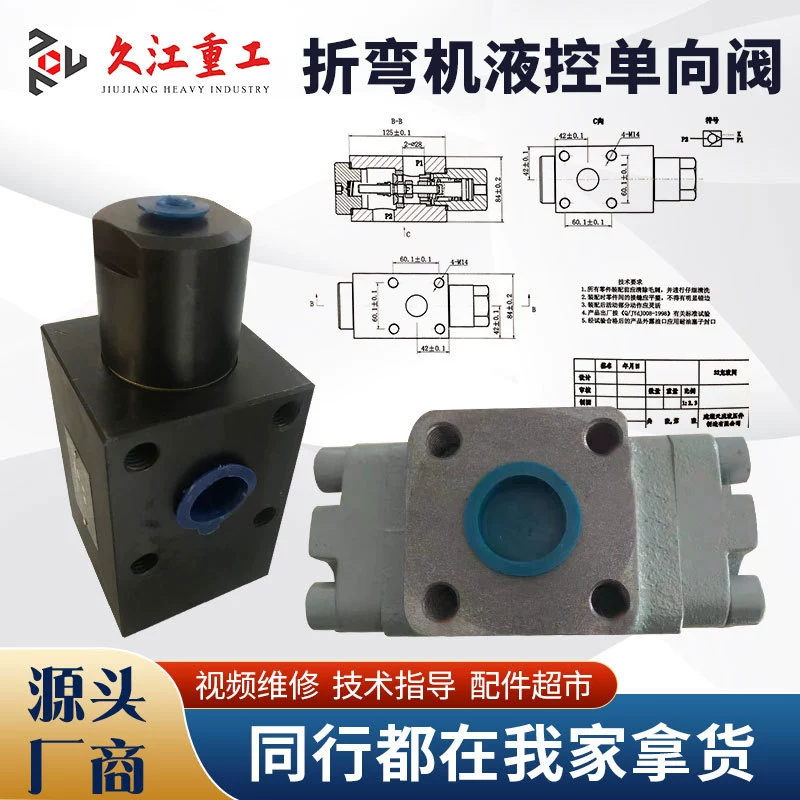 Аксессуары для гибочных станков заправочный клапан гидравлическое управление односторонний клапан электромагнитный направленный Клапан перепускной клапан гидравлическая станция видео обслуживание
