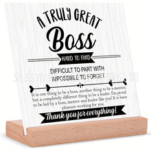 跨境新品热卖正方形亚克力带木质底座装饰摆件家居摆台透明亚克力