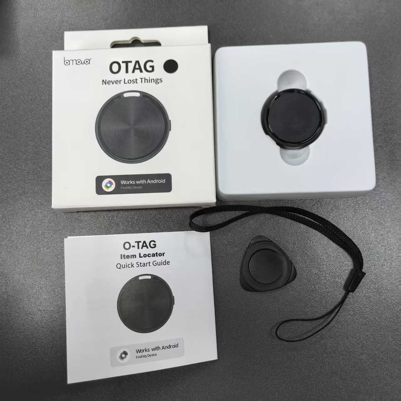 Aplicable a Apple Android Dual System Localizador a prueba de pérdida de llaves, mochila, rastreo de artículos, dispositivo a prueba de pérdida