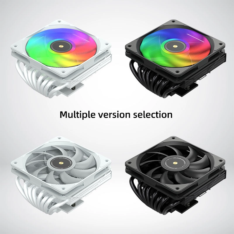 HP750V8 низкопрофильный воздушный радиатор с давлением вниз, 8 тепловых трубок, поддержка мультиплатформенных ITX корпусов, тепловыделение 180W
