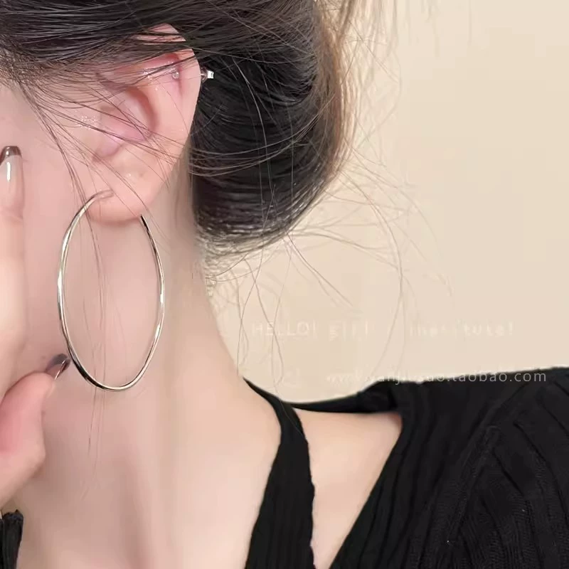 Серьги, серебряная игла, стиль легкой роскоши, стиль высокого качества, яркий запоминающийся стиль, серебро 925 образец