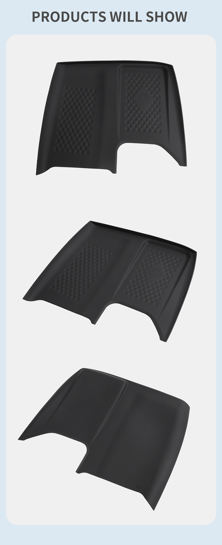 Suitable for Toyota Grand Highlander Wireless Charging Silicone Anti-Slip Mat Car Supplies Modification