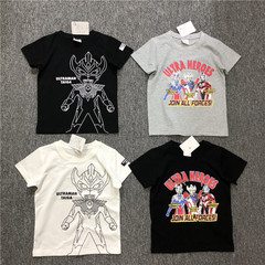 外貿日單夏季新款卡通動漫男童圓領短袖T恤童裝