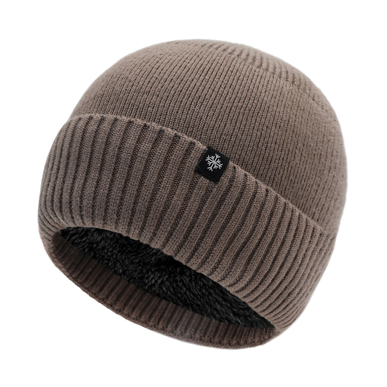Nuovo cappello di protezione per le orecchie caldo e ispessito per uomo e donna Cappello di lana autunno/inverno Cappello di lana da sci in peluche invernale caldo da uomo edizione coreana_voghion.com