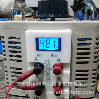 厂家直销单相交流接触式调压器0-250V500V可调TDGC2-5KVA设备调试|ms