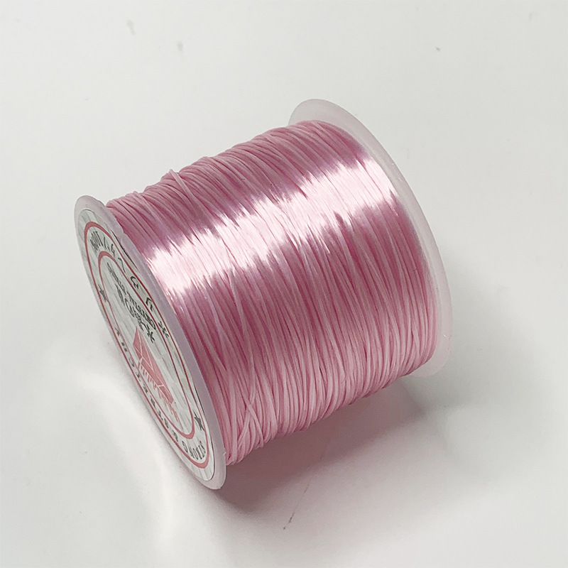 Cordón de pulsera de alta calidad de alambre plano elástico, cordón de cuentas resistente al desgaste, cordón de juego de alta elasticidad, cordón especial para pulsera