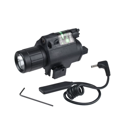 M6 Red Laser Led UV fənərlər - black-m6-green-laser