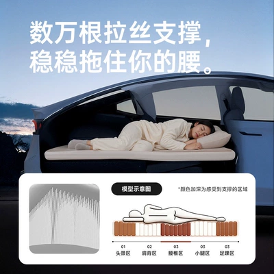 Vehicle-mounted inflatable bed, Flat Mat, Car Rear Seat