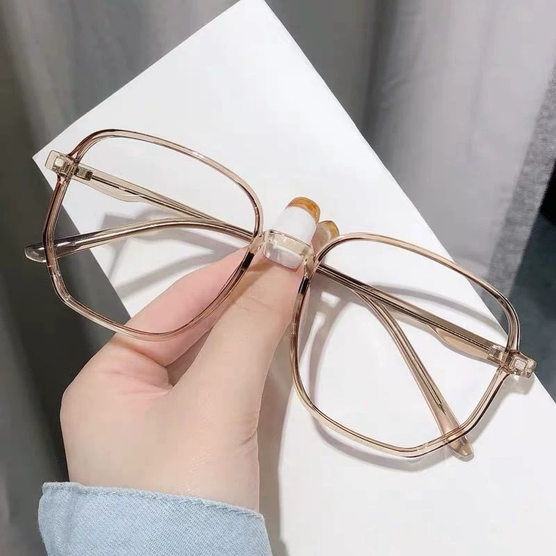 Очки в стиле моды Корейский стиль, очки с oversized квадратной оправой, легкие 22 г