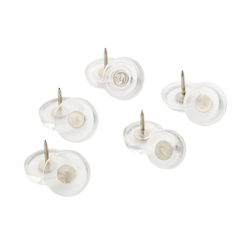 Transparent non-slip foot nails PVC material sound-absorbing and moisture-proof furniture seat foot nails flat bottom floor foot nails floor mat furniture