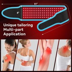 アマゾンクロスボーダー赤色加熱ブランケット赤色理学療法マットRed Light Waist Belt電気毛布