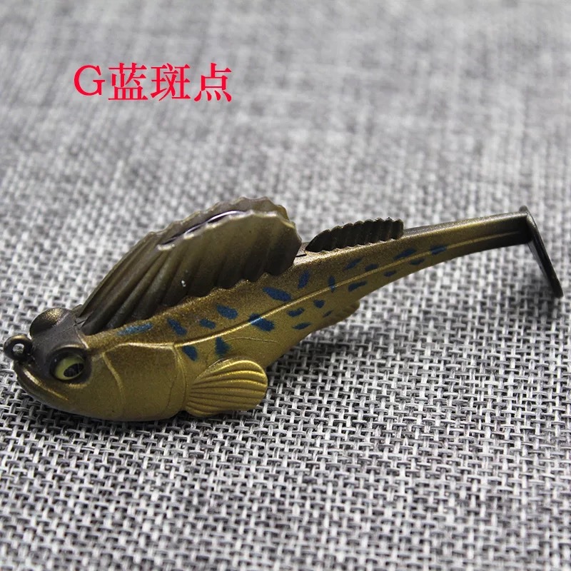 Small Paddle Tail Fishing lures soft minnow baits minnow swimbaits Fresh Water Bass Swimbait Tackle Gear