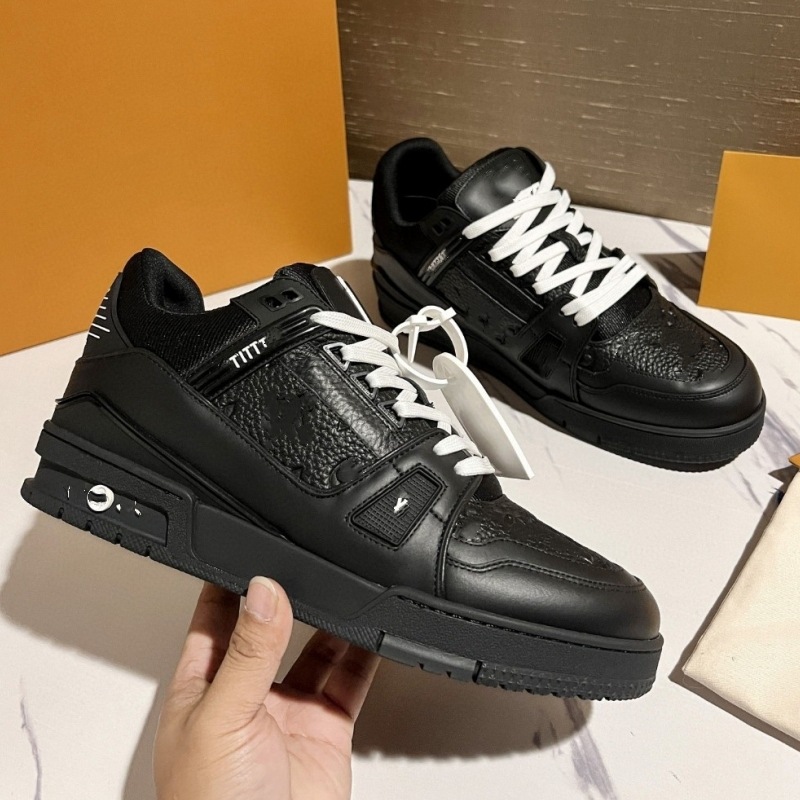 Guangzhou versión superior original puro paquete completo entrenador de asno zapatillas deportivas casuales de cuero para parejas hombres y mujeres skate
