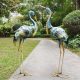 Outdoor Courtyard Lawn Sculpture Crafts Crane Flamingo Ladybug Exported to Europe and the United States Foreign Trade Iron Animal Ornaments