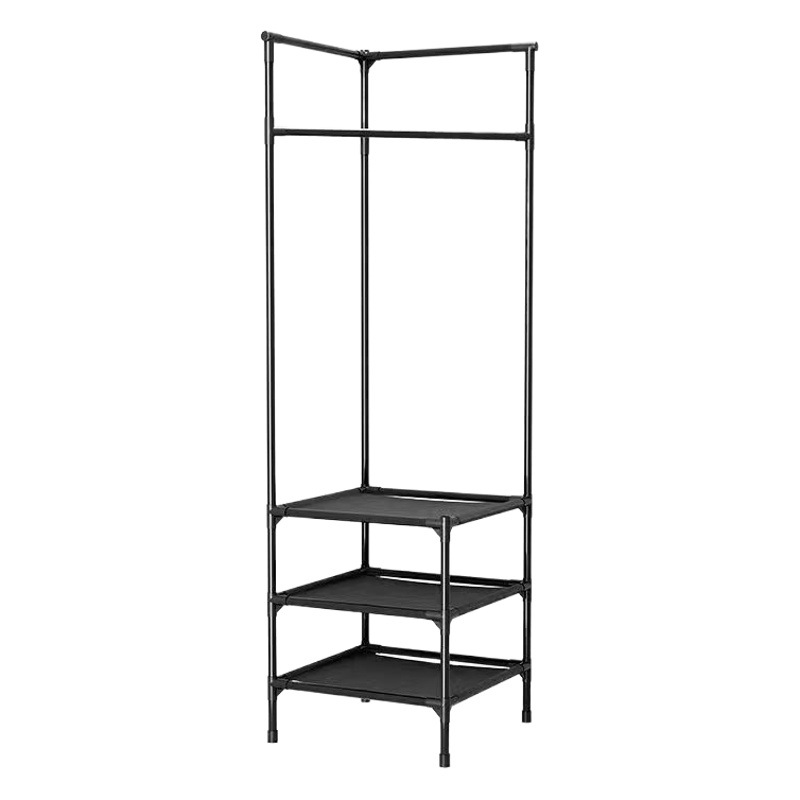 Esquina perchero piso dormitorio hogar ropa de noche colgando rack de almacenamiento simple estante esquina ropa colgando almacenamiento