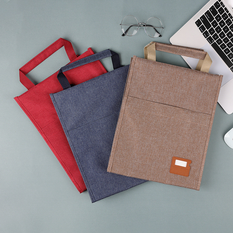 Canvas Bag Printing Trainingtitution Student Handbag Printing Can Be Added With Pattern QRCode For Free Design