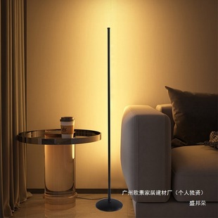Factory insLED lamps bedroom floor minimalist living room corner table lamp bedside lamp factory vertical floor lamp lamp