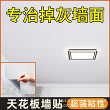 天花板遮丑装饰农村吊顶专用布贴纸自粘屋顶补洞墙贴棚顶房顶墙纸