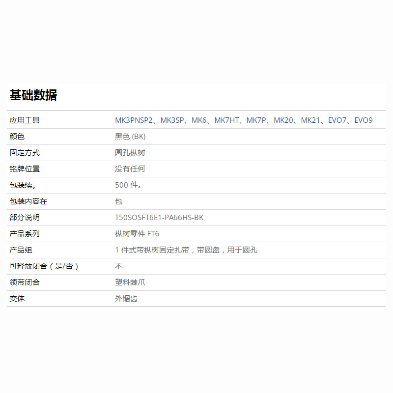 HellermannTyton������̫ͨ�����̶�������T50SOSFT6E1 157-00202