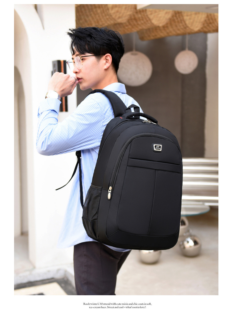 Wholesale New Men's Computer Backpacks Casual High Capacity Travel Bag display picture 19