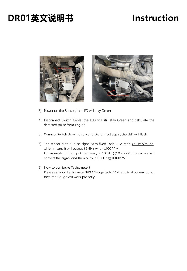 Speed Signal Converter Dr01 Gr01 Is Compatible with All Diesel and Gasoline Engines Speed Sensors