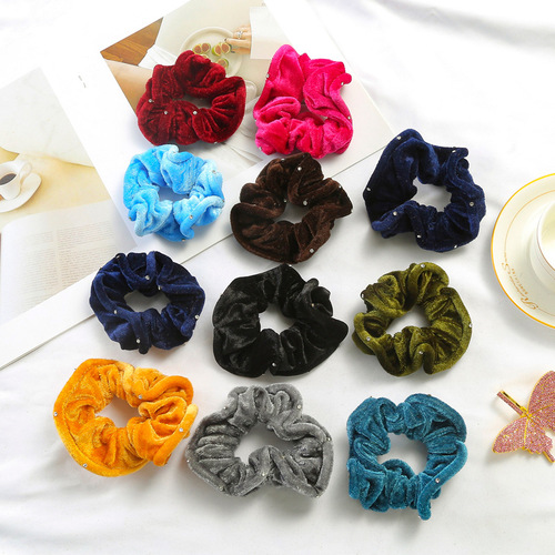 Women's Autumn/Winter Style Hair Accessories, Influencer Hair Ties, Geometric Shape Fashion, Simple and Minimalist Daily Wear, Purple Accents for Braiding Hair