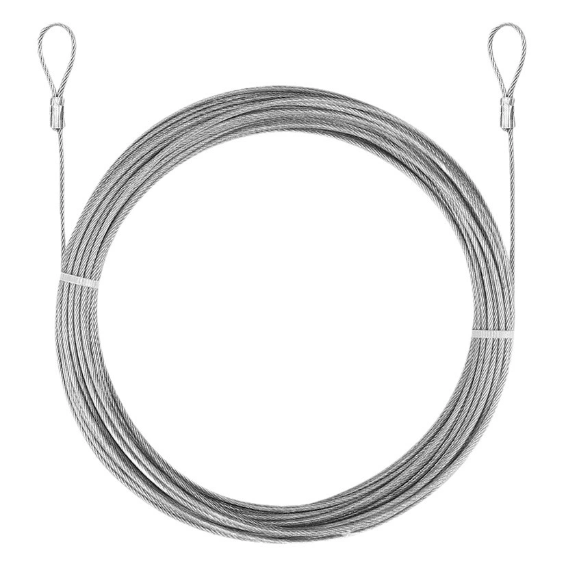 Защитный трос из нержавеющей стали прессованный стальной трос подвесной трос Светодиодная лампа трос алюминиевая втулка клемма трос