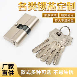 锁芯通用型防盗门锁芯钥匙室内卧室门木门执手锁体锁具配件批发