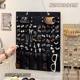 Cross-border Felt Earrings Earrings Storage Hanging Bag Hair Accessories Hairpin Wall-mounted Jewelry Hanging Bag Necklace Ring Glasses Hanging