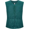 Green vest, wide color palette