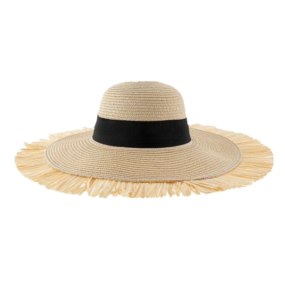 sombrero de paja de verano para mujeres al aire libre viajes al mar para tomar fotos sombrero de sombrero de paja sombrero de playa sombrero de sombra