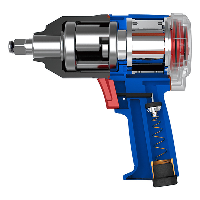 Llave neumática personalizada, pistola de viento pequeña, herramienta neumática, máquina de pistola de viento de gran torsión, reparación de automóviles de grado industrial, llave de impacto pequeña