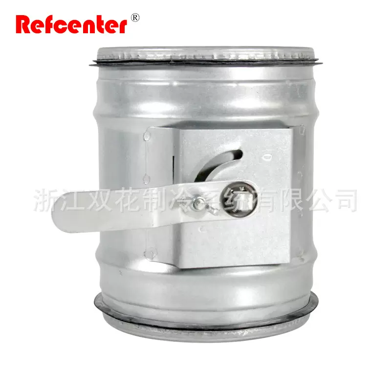 手动风阀 螺旋风管阀口 风量调节阀 管道调节阀 圆形风阀 手阀