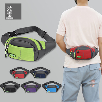 Couples pockets motion Running package Messenger One shoulder Waist pack waterproof Close Waist pack cycling Bodybuilding mobile phone Waist pack