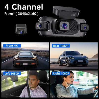 Driving recorder: Night Vision, and Wifi Multi-Lens