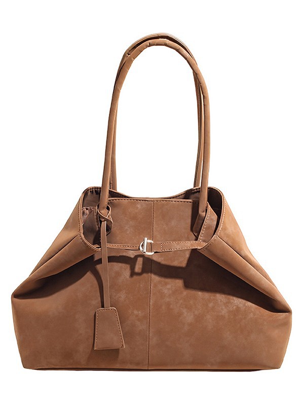 Bolsa de invierno de cuero de seda para mujeres 2025, nueva moda coreana retro bolsas de mano, bolsas de viaje de gran capacidad