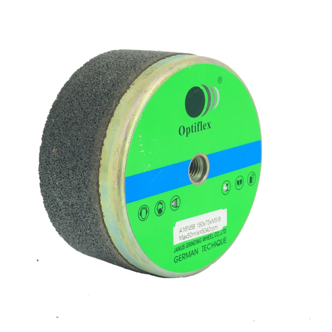 欧迪夫150x75xM5/8钢轨打磨砂轮钢轨砂轮机树脂砂轮150