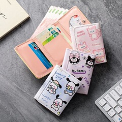オリジナルの新型クロミーかわいいアニメ財布かわいい大容量財布三つ折りネット赤の短い財布