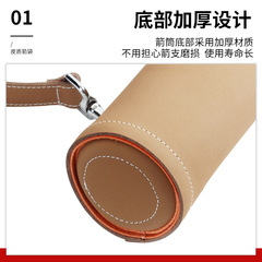 Bow and arrow equipment, archery supplies, waist-folding, dual-purpose leather arrow quiver, quiver, back-mountable quiver, quiver
