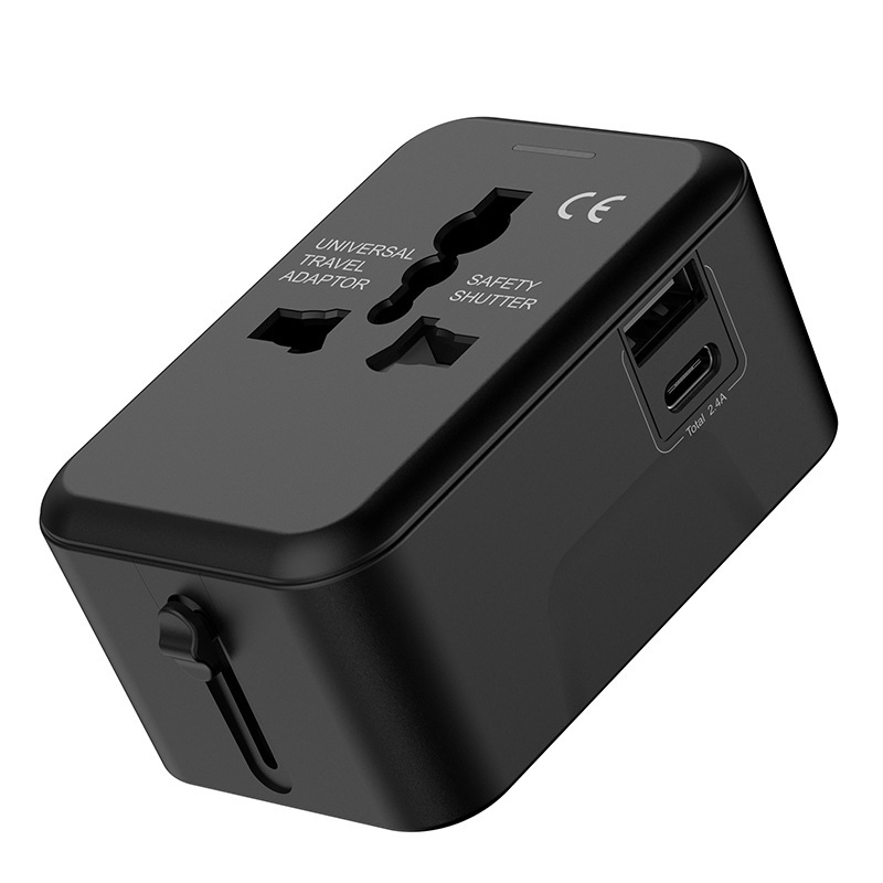 Travel Charger multi-function socket USB-A output TYPE-C American standard European standard British standard travel conversion plug