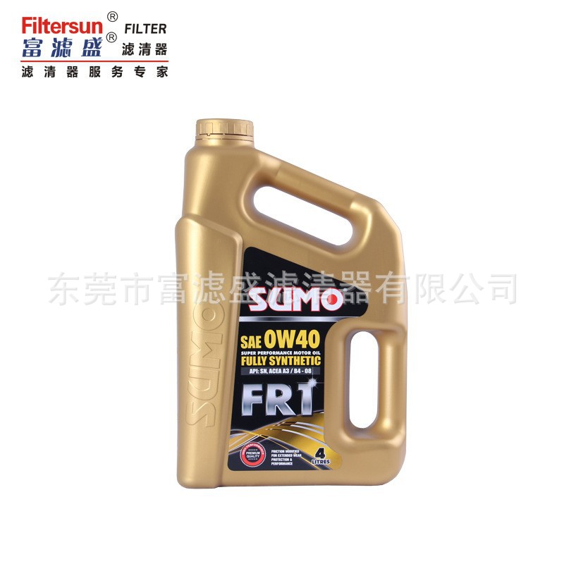 sumo全合成机油FR1 SN级 0W-40润滑油4L装 马来西亚原装进口速魔
