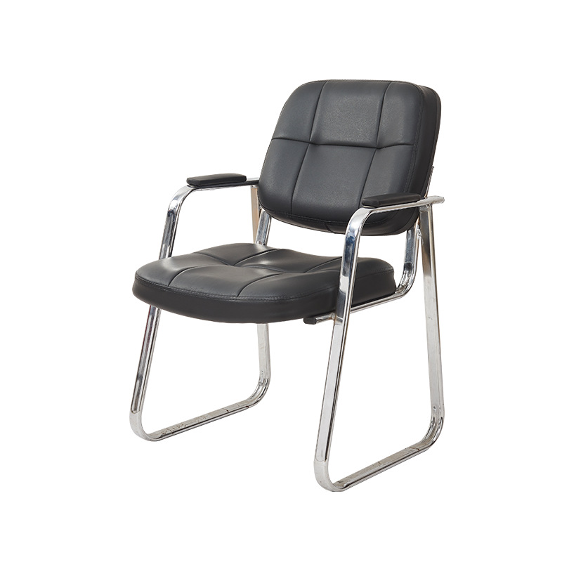 Silla de oficina de cuero moderno – silla de reuniones ergonómica y cómoda al por mayor