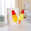 Cross -border Creative Mark Cup Ice Cream Cup 3D Cup Cartoon Mark Cup Cute Breakfast Cup Cake Mark Cup