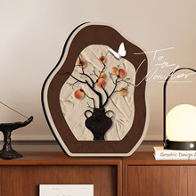 中古风相框摆台玄关入户氛围感摆件客厅电视柜简约时尚装饰画高级