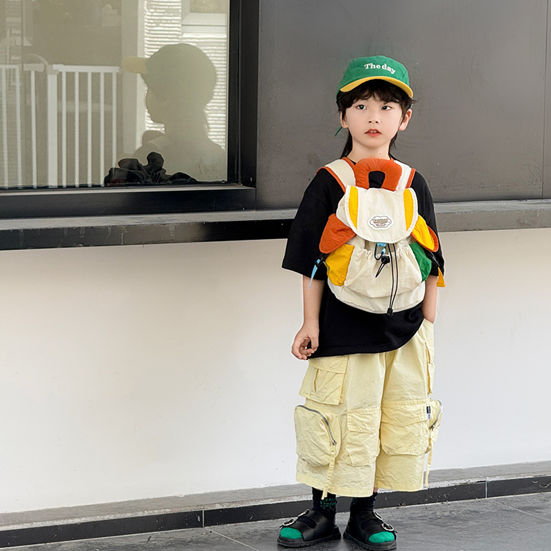 Mochila para niños y niñas de estilo occidental coreano