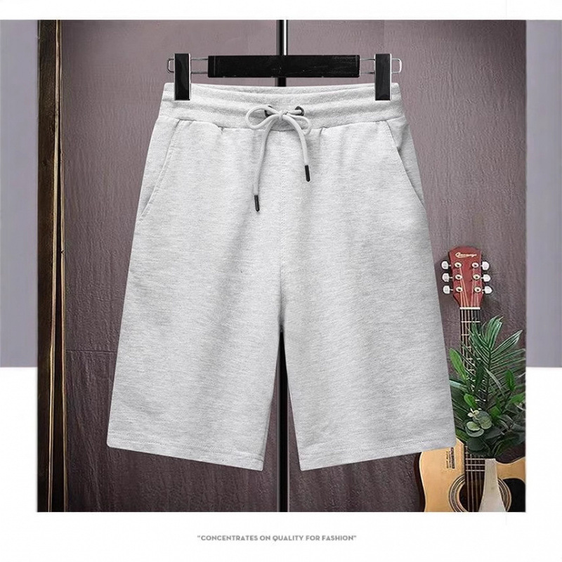 Summer Large Size Shorts Men's Sports Pure Cotton Beach Pants Knitted Casual Thin Cross-Border Men's Pants Wholesale