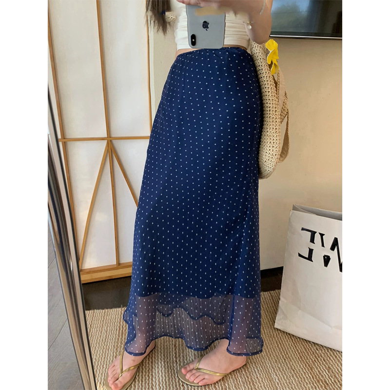 Đầm ôm body nữ dáng ngắn gợi cảm mùa xuân hè — Áo dài Leopard, Váy ngắn Leopard, Tây Tạng Wave Dot Maxi Dress, Váy ngắn Tây Tạng chi tiết 6