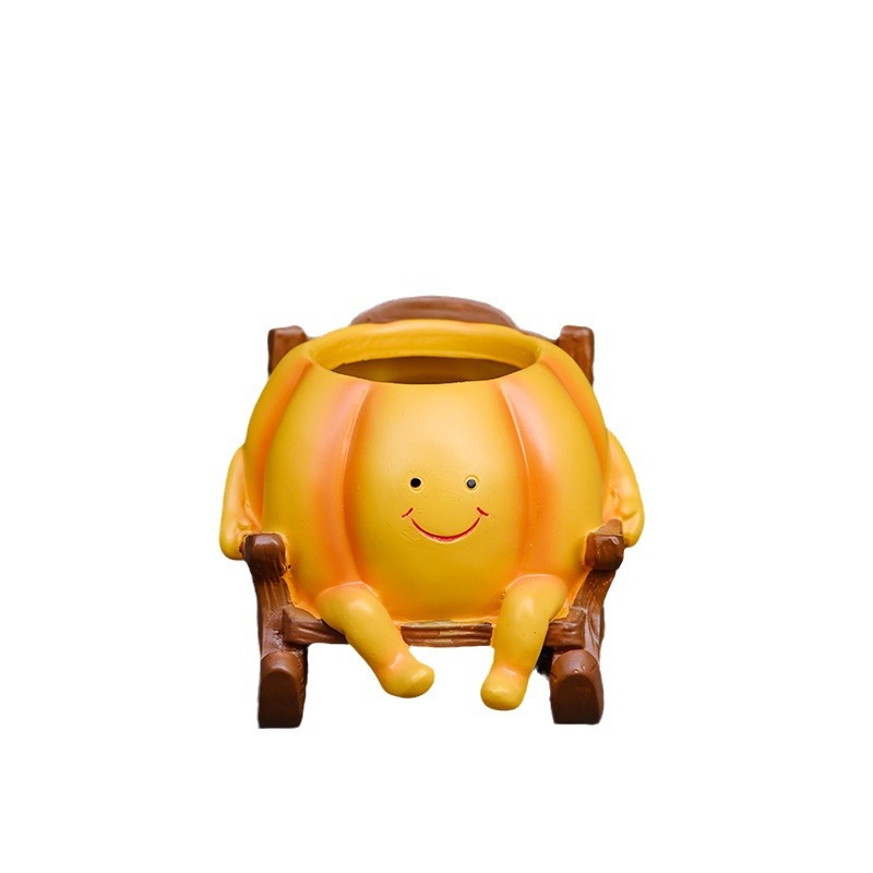 Nuevas macetas de columpio lindo transfronterizas que cuelgan plantas sonrientes, macetas creativas carnosas, macetas de jardín al aire libre, macetas de jardín