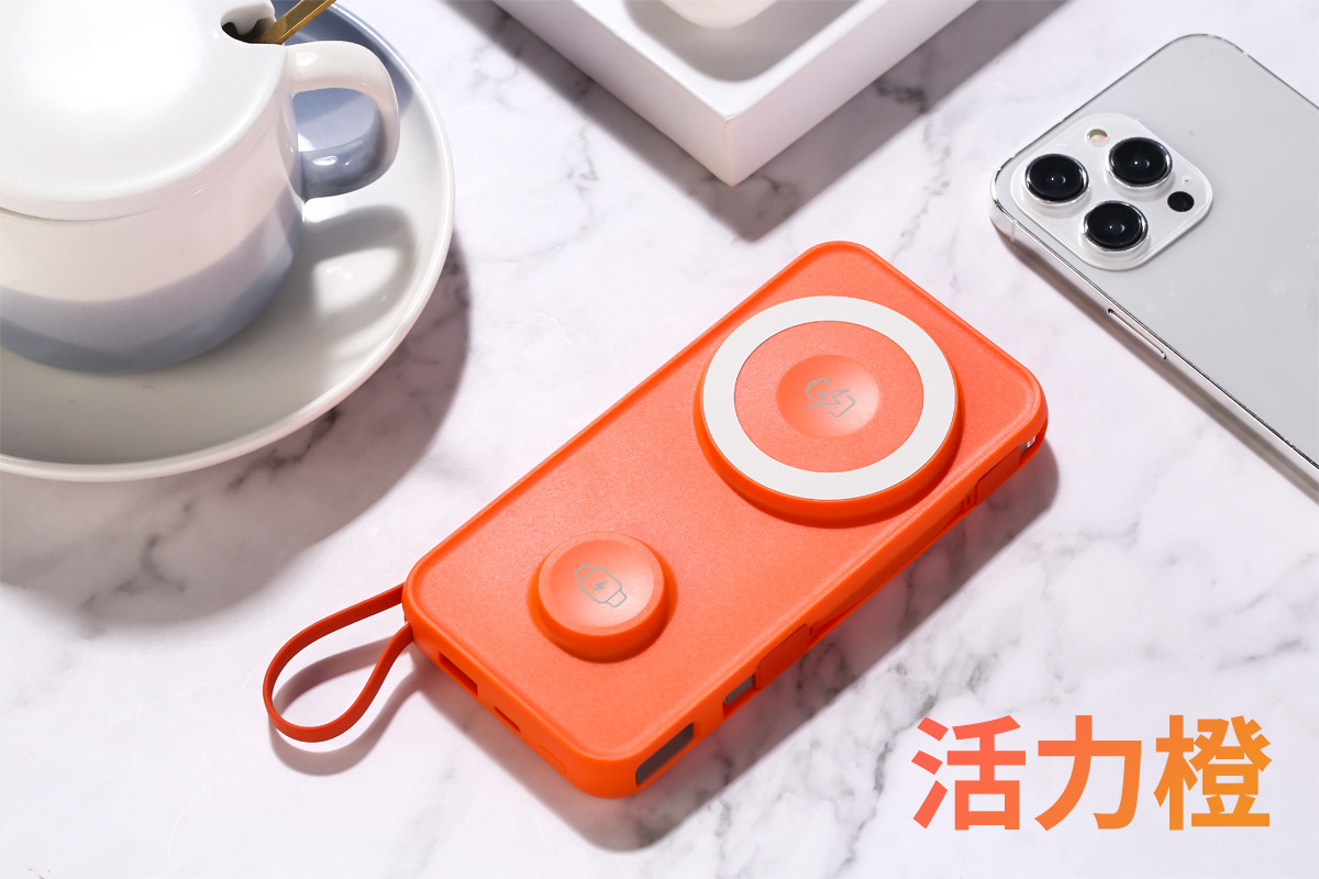 3C inalámbrico magnet charger 10000mAh reloj teléfono con cable de carga rápida fuente de alimentación compacta y portátil