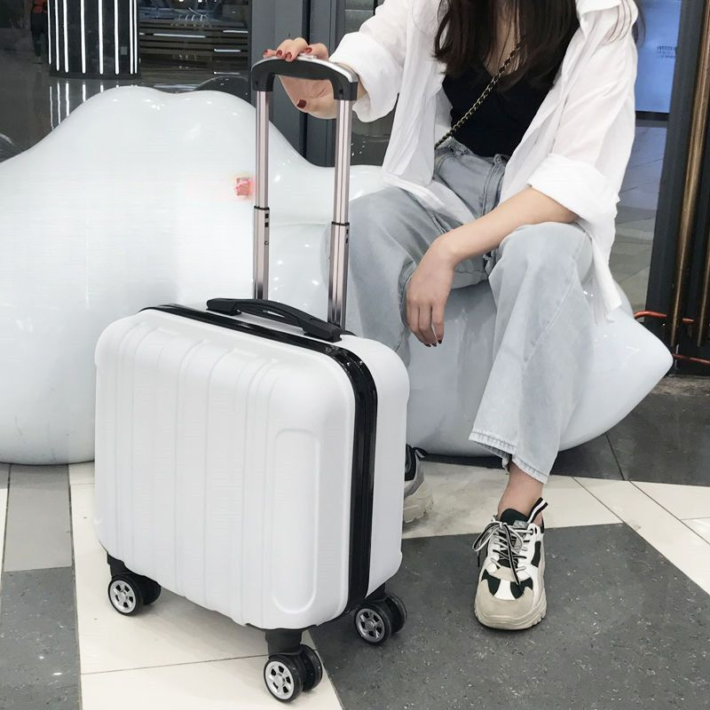 Mini aviation trolley case 14 inch 16 boarding box password suitcase student cute small suitcase female Korean version Mini aviation trolley case 14 inch 16 boarding box password suitcase student cute small suitcase female Korean version